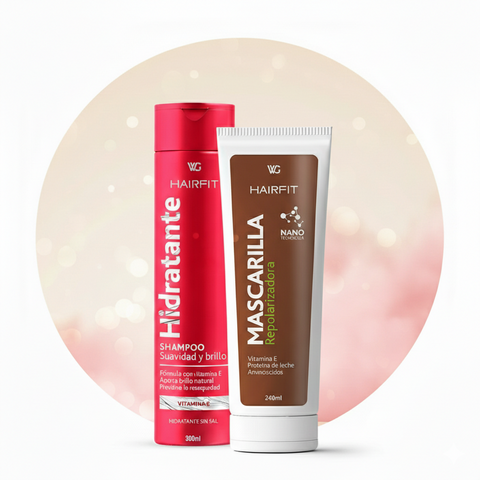 Mascarilla Repolarizadora HAIRFIT + Shampoo GRATIS